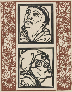 Mile Bernard, Composition (Morane, No. 100), Les Petites Fleurs De St. Franoise, Woodcut