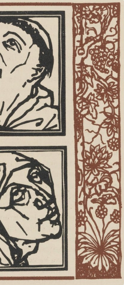 Mile Bernard, Composition (Morane, No. 100), Les Petites Fleurs De St. Franoise, Woodcut