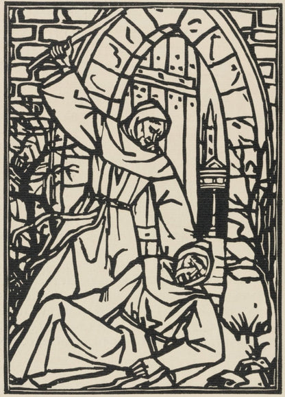 Mile Bernard, Composition (Morane, No. 100), Les Petites Fleurs De St. Franoise, Woodcut