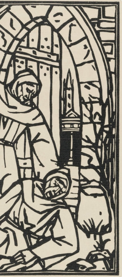 Mile Bernard, Composition (Morane, No. 100), Les Petites Fleurs De St. Franoise, Woodcut