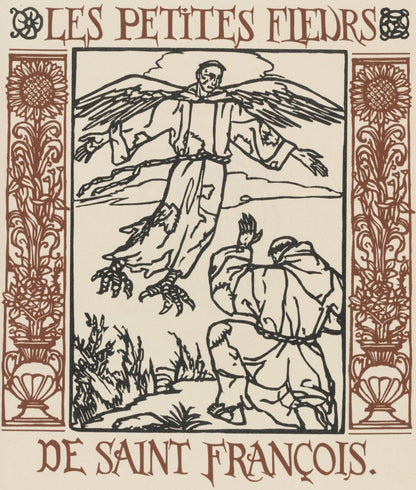 Mile Bernard, Composition (Morane, No. 100), Les Petites Fleurs De St. Franoise, Woodcut