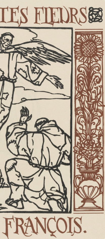 Mile Bernard, Composition (Morane, No. 100), Les Petites Fleurs De St. Franoise, Woodcut