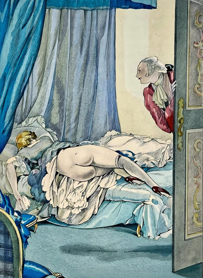 Umberto Brunelleschi, Composition, La Leon D'Amour Dans Un Parc, Lithograph