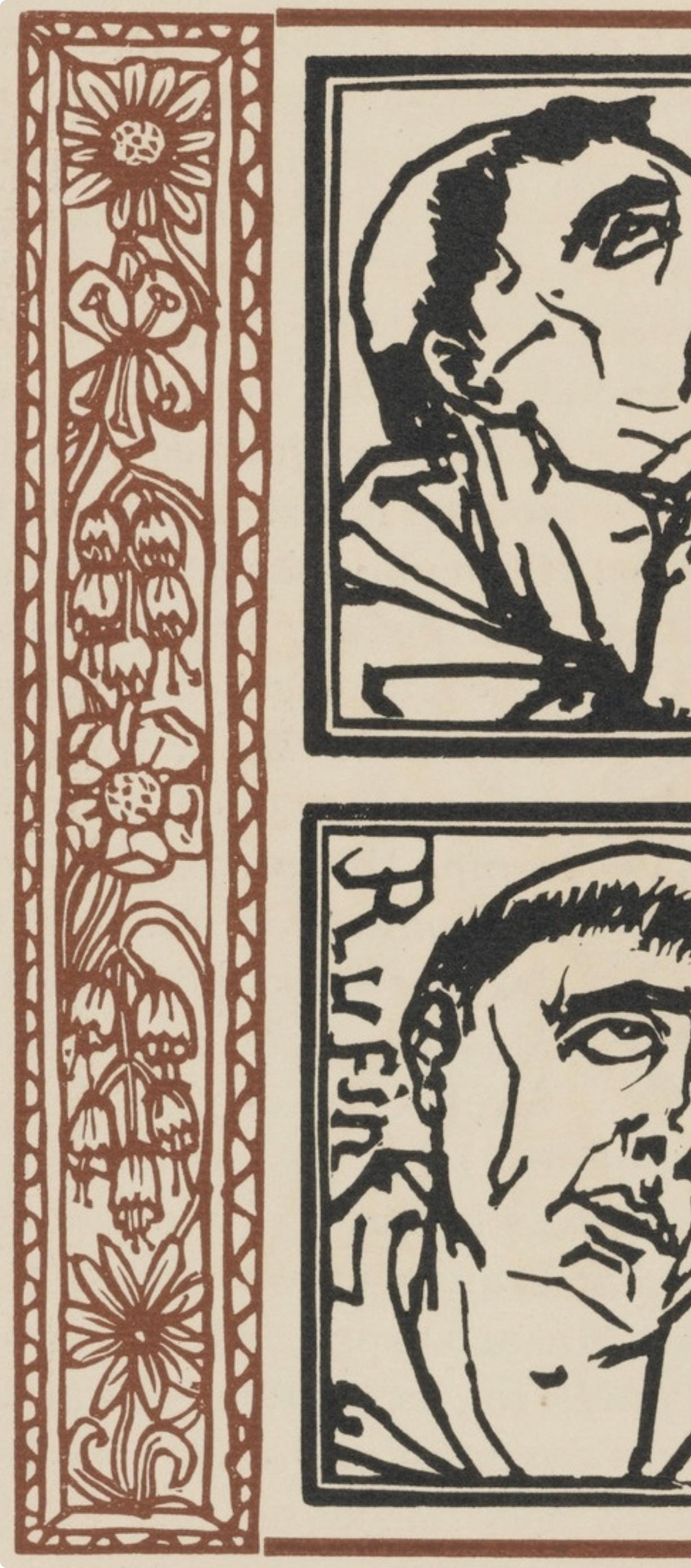 Mile Bernard, Composition (Morane, No. 100), Les Petites Fleurs De St. Franoise, Woodcut