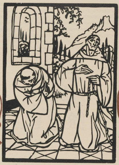 Mile Bernard, Composition (Morane, No. 100), Les Petites Fleurs De St. Franoise, Woodcut