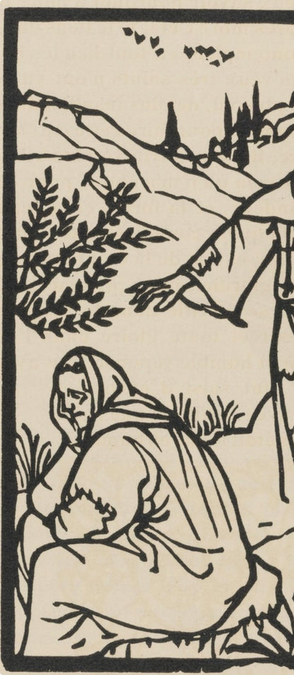 Mile Bernard, Composition (Morane, No. 100), Les Petites Fleurs De St. Franoise, Woodcut