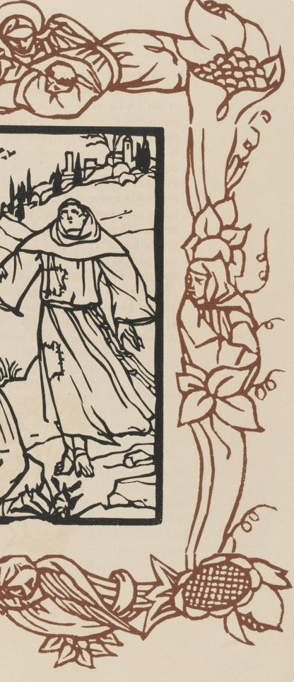 Mile Bernard, Composition (Morane, No. 100), Les Petites Fleurs De St. Franoise, Woodcut