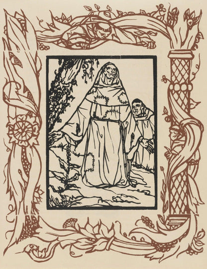 Mile Bernard, Composition (Morane, No. 100), Les Petites Fleurs De St. Franoise, Woodcut