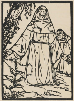 Mile Bernard, Composition (Morane, No. 100), Les Petites Fleurs De St. Franoise, Woodcut