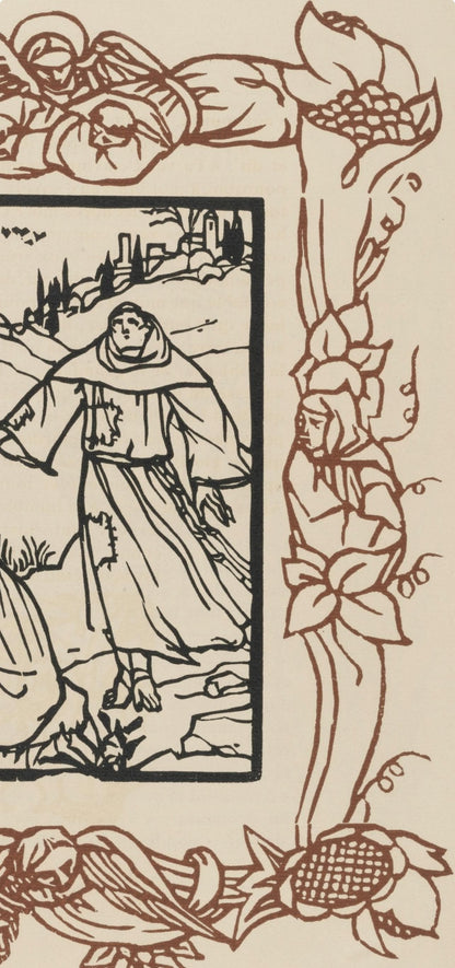 Mile Bernard, Composition (Morane, No. 100), Les Petites Fleurs De St. Franoise, Woodcut