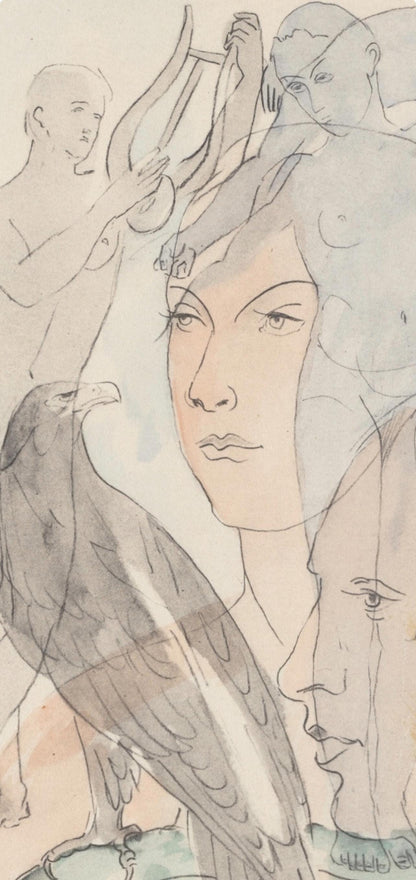 Francis Picabia, Composition, Le Peseur D'Mes (The Weigher Of Souls), Lithograph