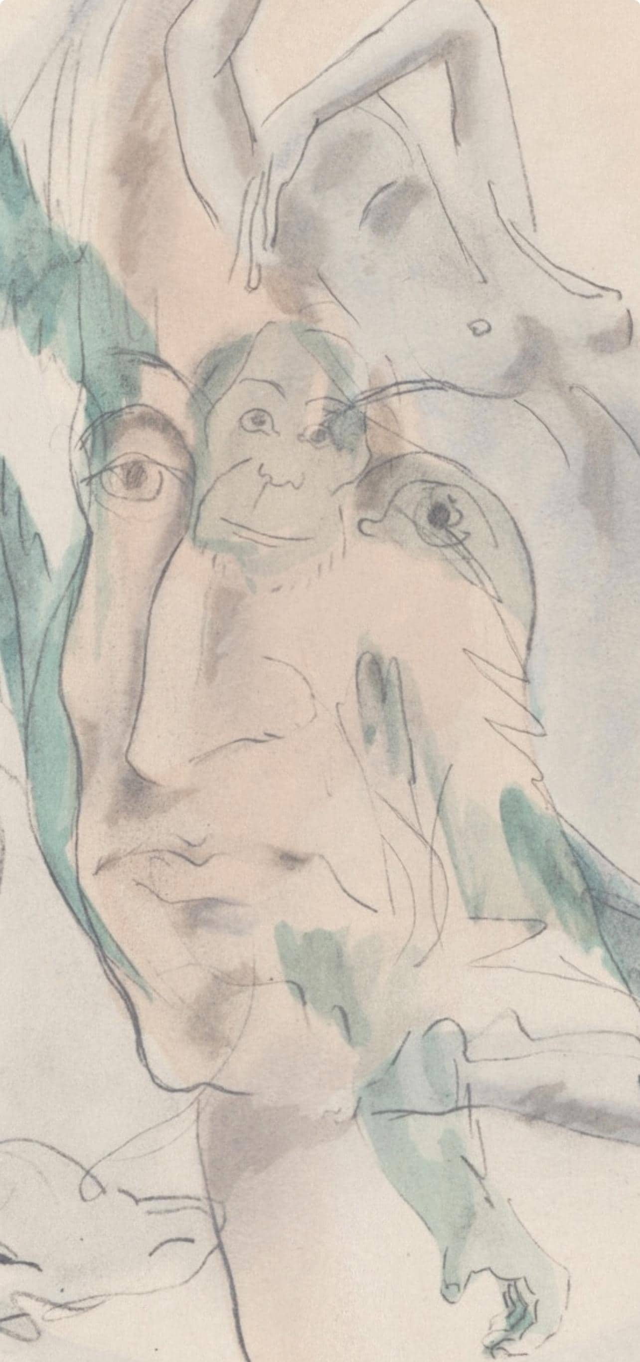 Francis Picabia, Composition, Le Peseur D'Mes (The Weigher Of Souls), Lithograph