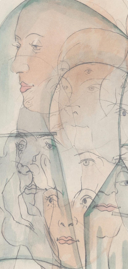 Francis Picabia, Composition, Le Peseur D'Mes (The Weigher Of Souls), Lithograph