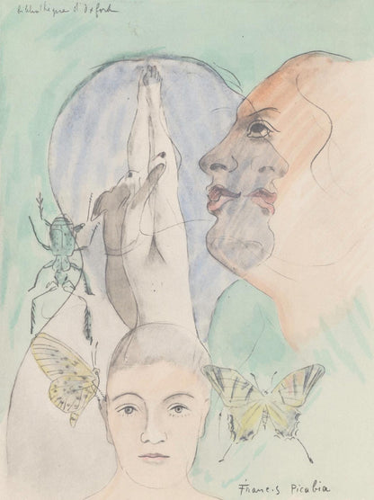 Francis Picabia, Composition, Le Peseur D'Mes (The Weigher Of Souls), Lithograph