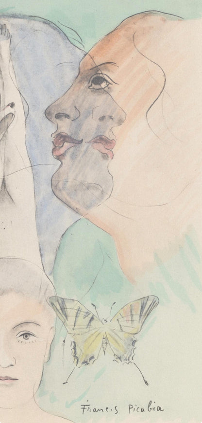 Francis Picabia, Composition, Le Peseur D'Mes (The Weigher Of Souls), Lithograph