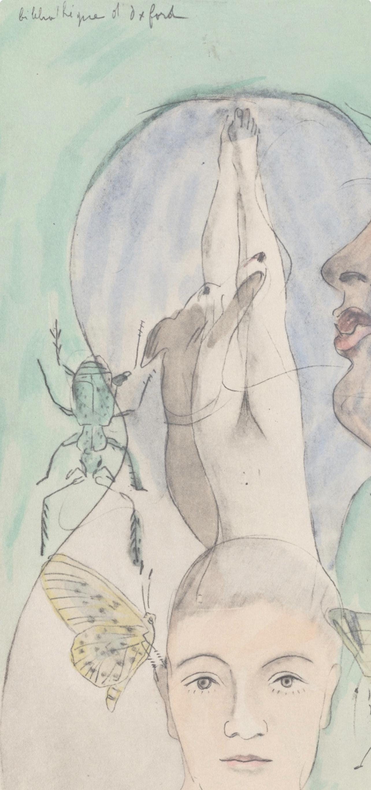 Francis Picabia, Composition, Le Peseur D'Mes (The Weigher Of Souls), Lithograph