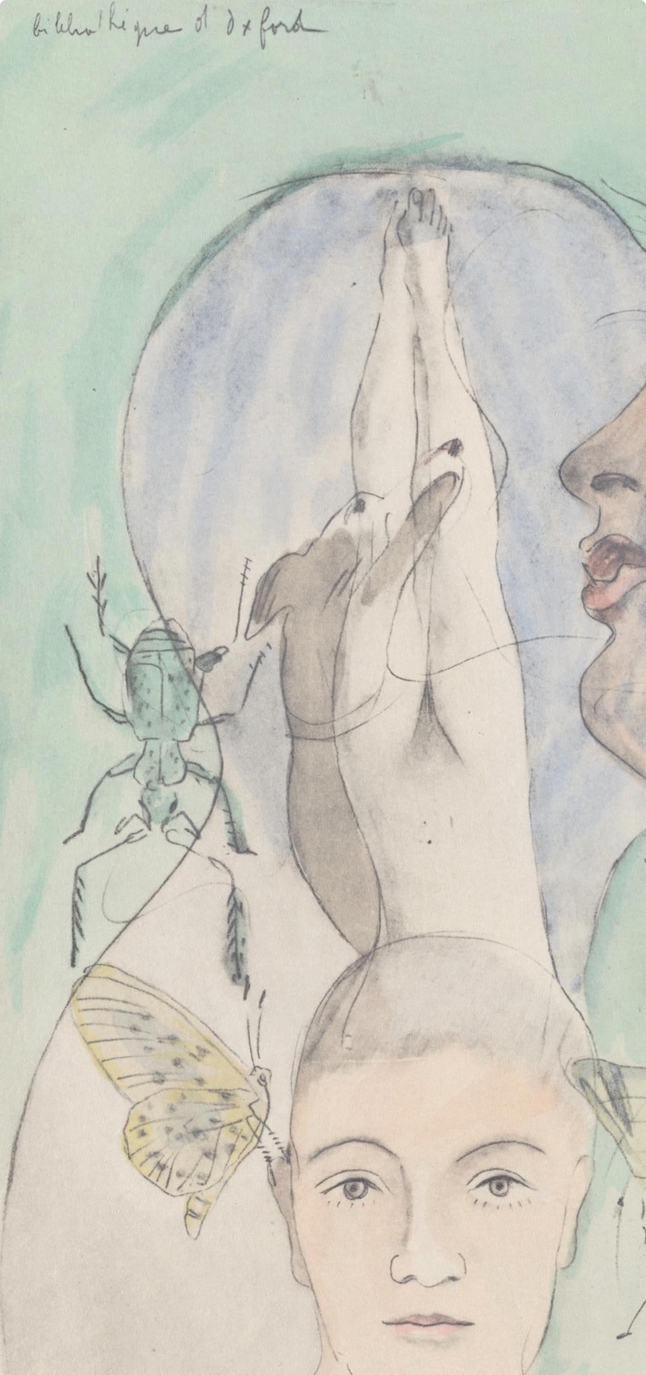 Francis Picabia, Composition, Le Peseur D'Mes (The Weigher Of Souls), Lithograph