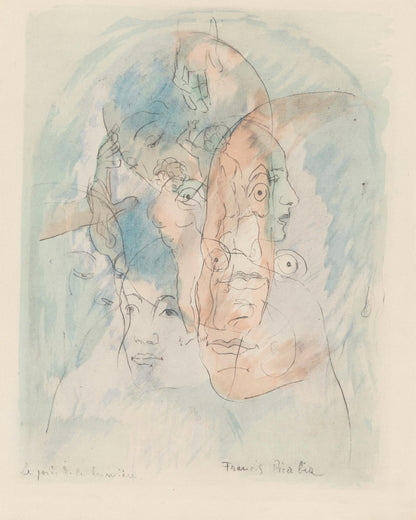 Francis Picabia, Composition, Le Peseur D'Mes (The Weigher Of Souls), Lithograph