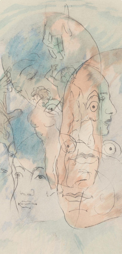 Francis Picabia, Composition, Le Peseur D'Mes (The Weigher Of Souls), Lithograph