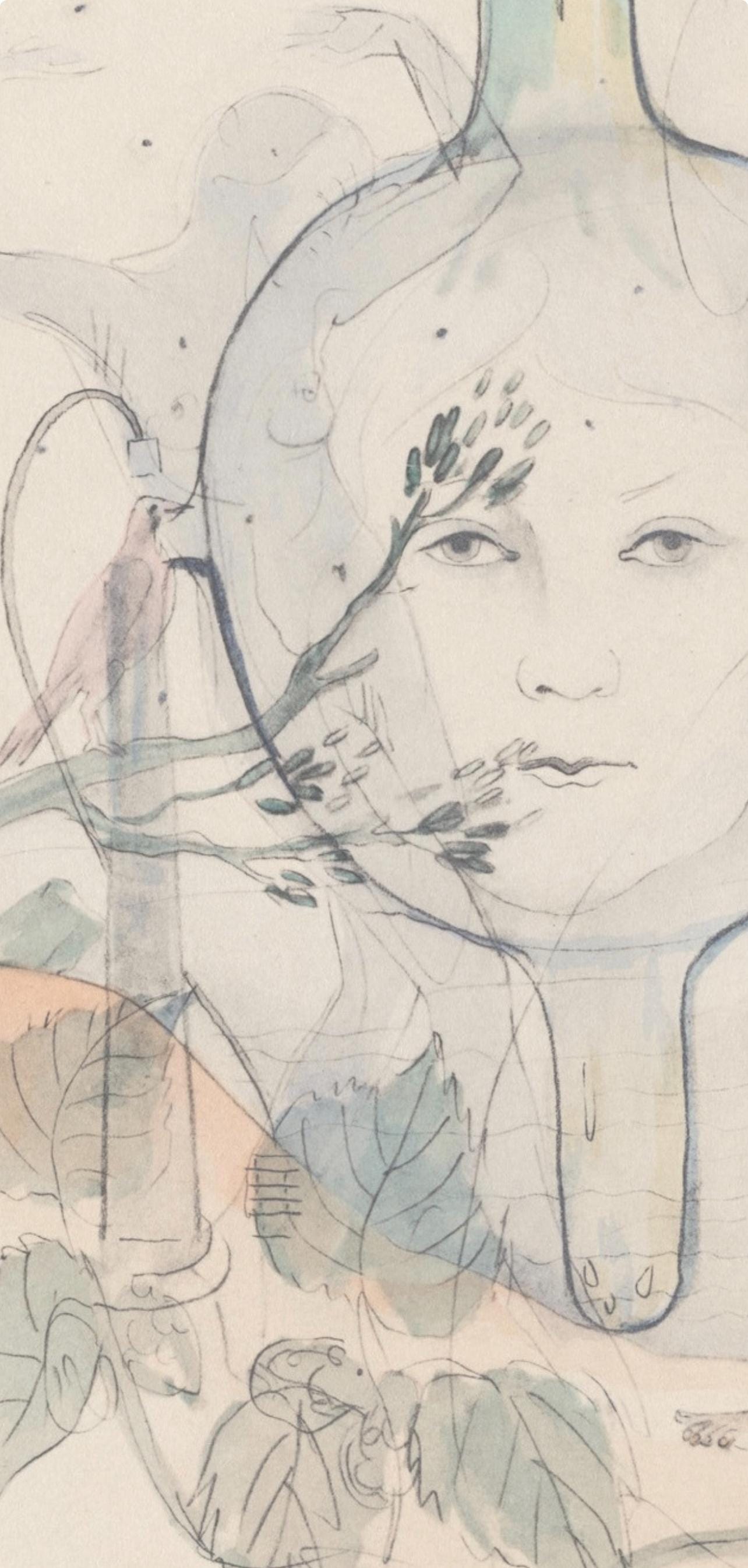 Francis Picabia, Composition, Le Peseur D'Mes (The Weigher Of Souls), Lithograph