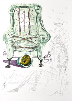 Salvador Dal, Fauteuil Respirer Pneumatique (M/L 822-831; Field 75-13), Imaginations Et Objets Du