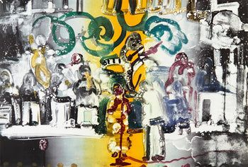Romare Bearden, Introduction For A Blues Queen (Gelburd/Rosenberg 70-77), Jazz Series, Lithograph