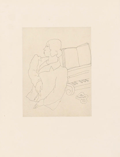 Jean Cocteau, Composition, Les Biches, Lithograph