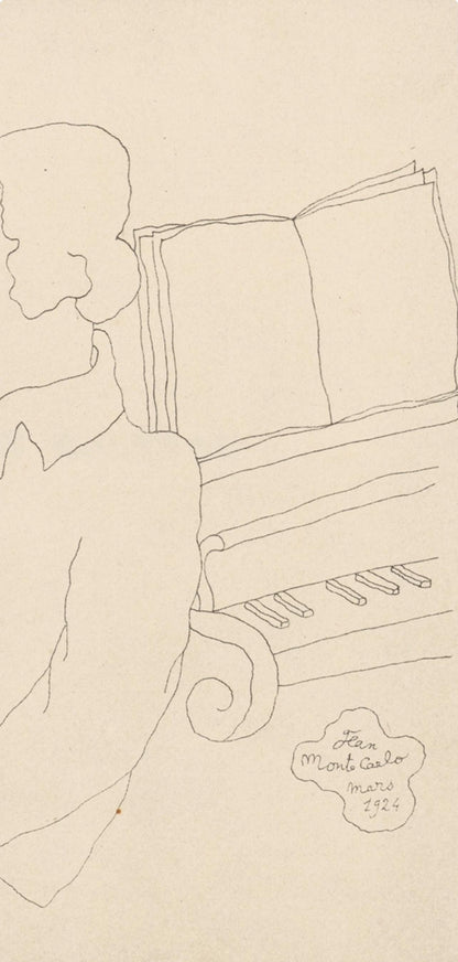 Jean Cocteau, Composition, Les Biches, Lithograph