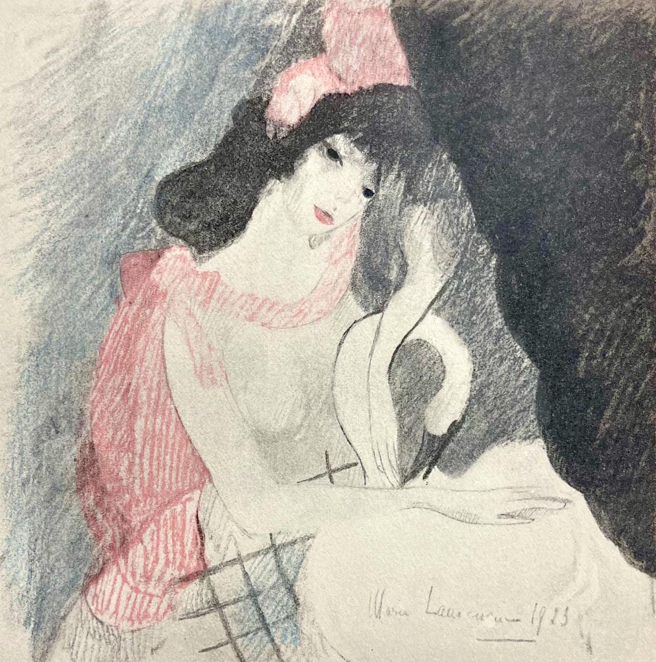 Marie Laurencin, Composition, Marie Laurencin, Lithograph