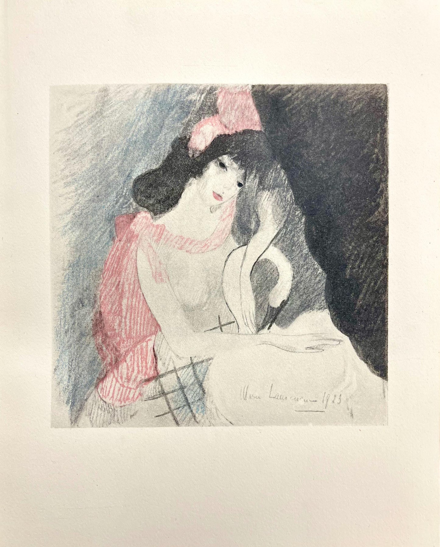 Marie Laurencin, Composition, Marie Laurencin, Lithograph