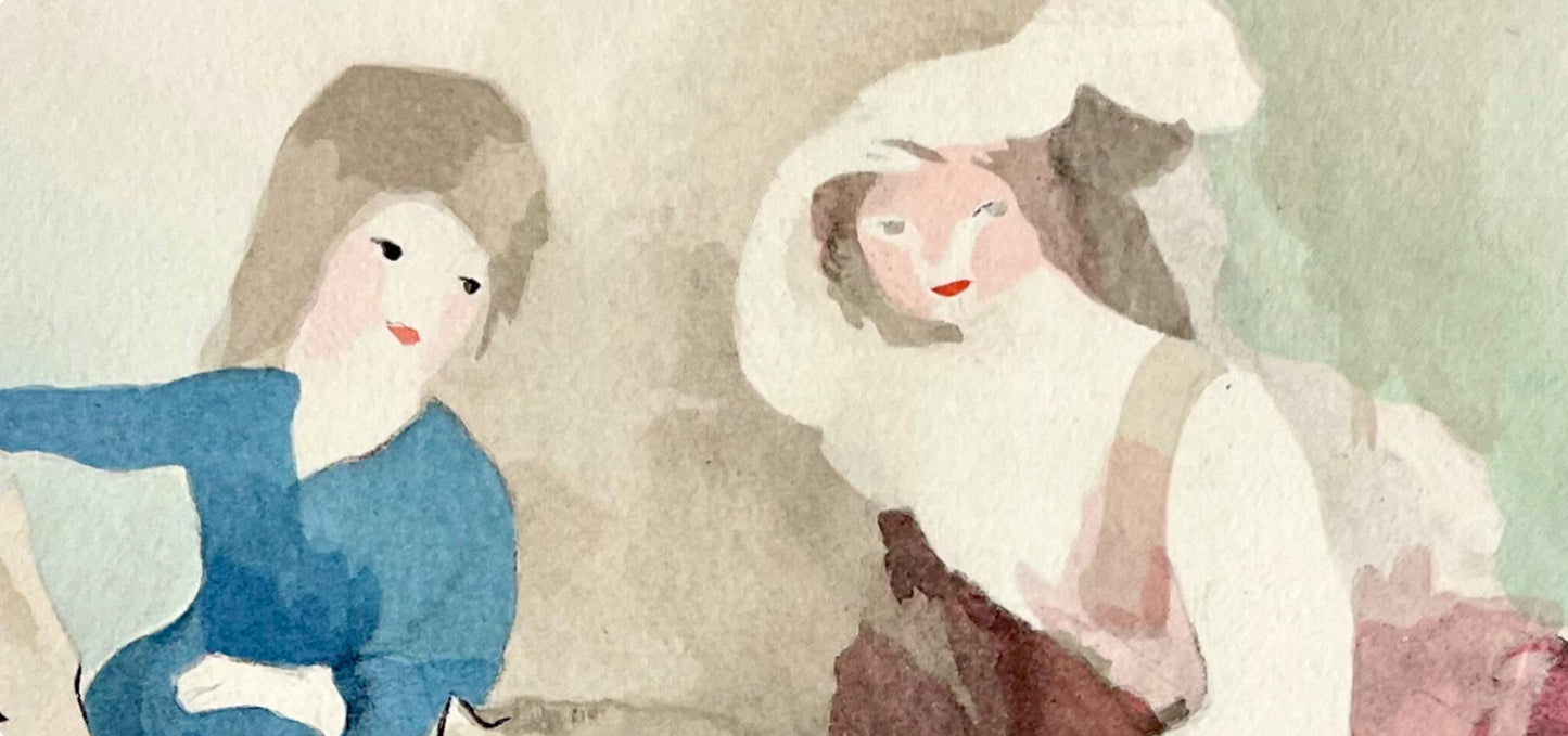 Marie Laurencin, Composition, Marie Laurencin, Lithograph