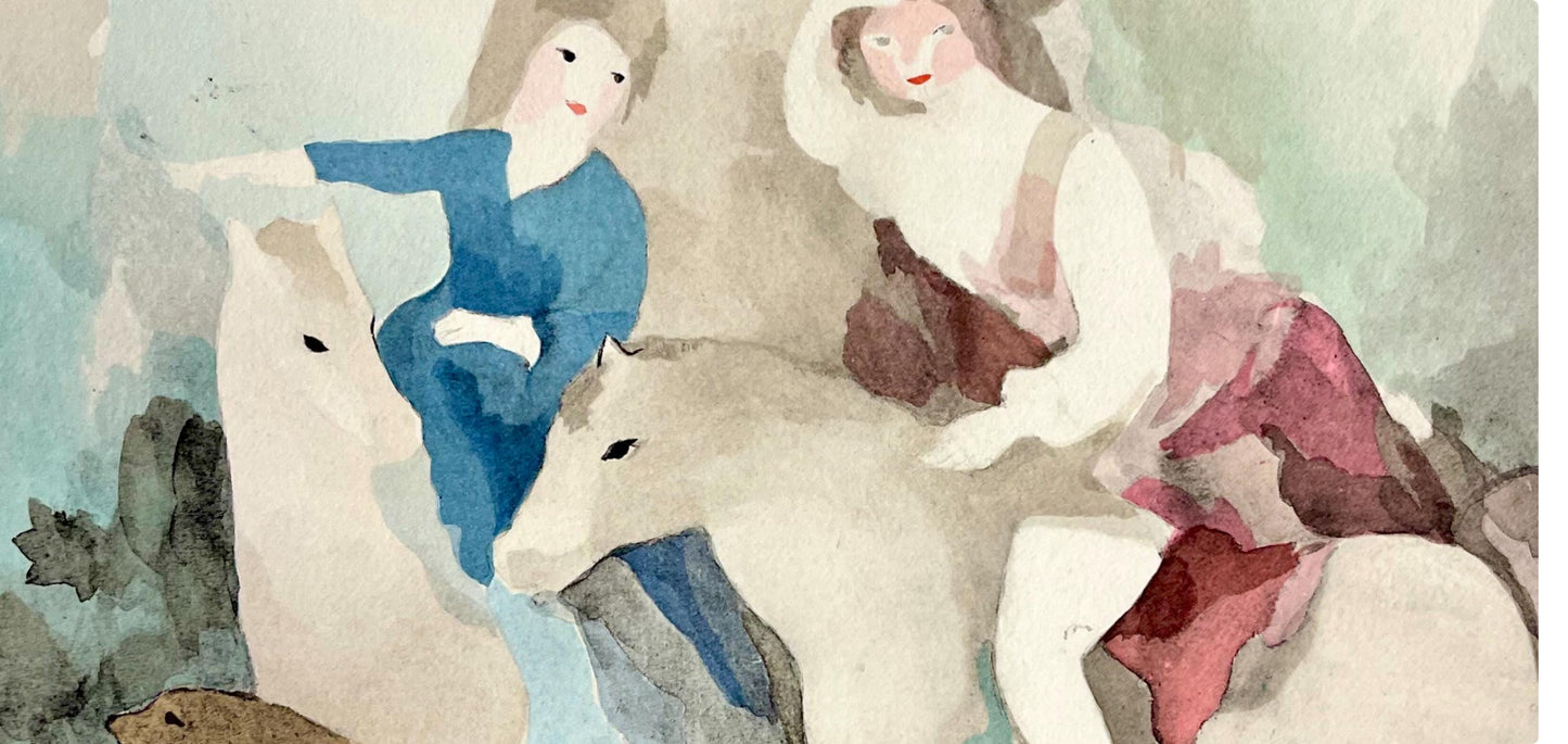 Marie Laurencin, Composition, Marie Laurencin, Lithograph