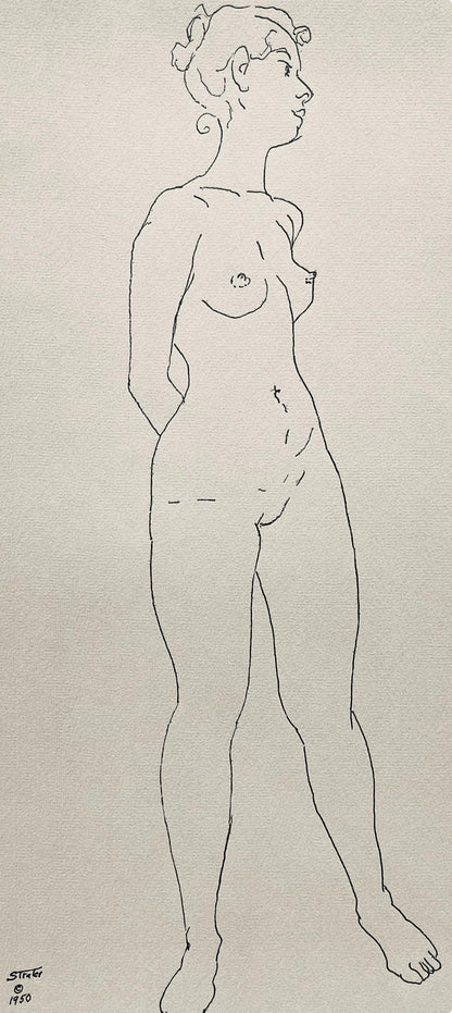 Henry Strater, Composition, 24 Drawings By Henry Strater, Lithograph