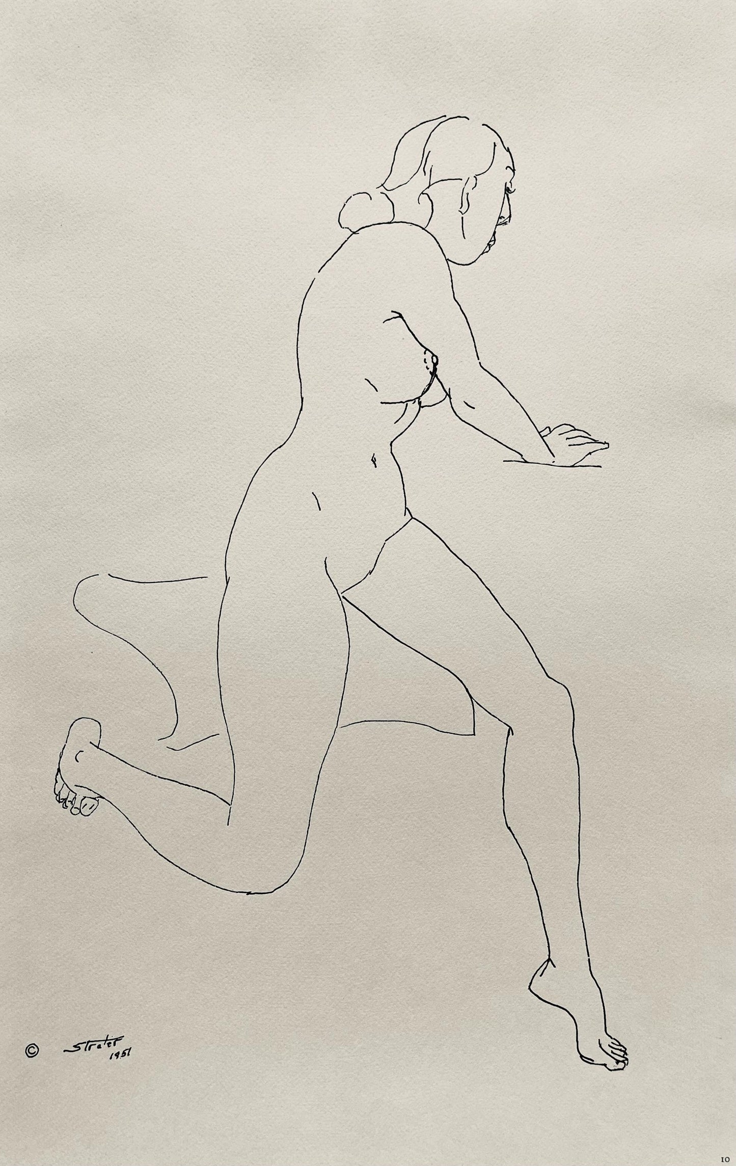 Henry Strater, Composition, 24 Drawings By Henry Strater, Lithograph