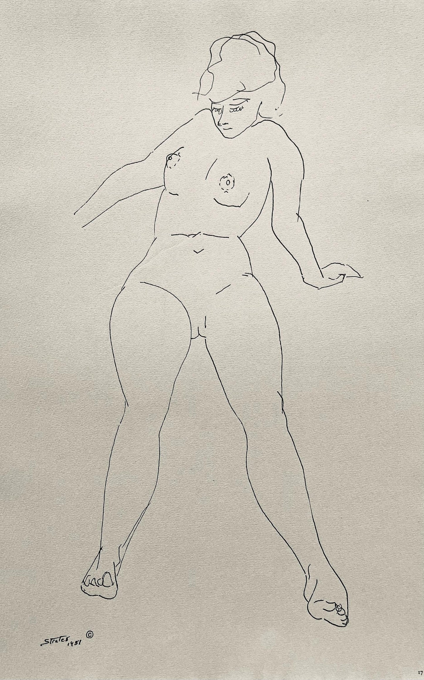 Henry Strater, Composition, 24 Drawings By Henry Strater, Lithograph