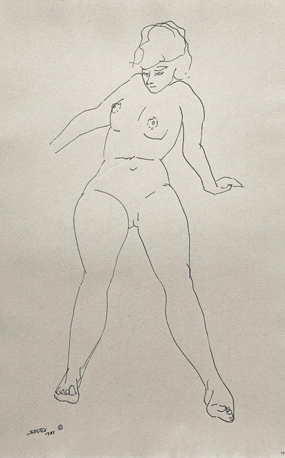 Henry Strater, Composition, 24 Drawings By Henry Strater, Lithograph