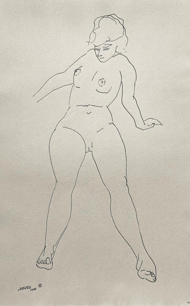 Henry Strater, Composition, 24 Drawings By Henry Strater, Lithograph