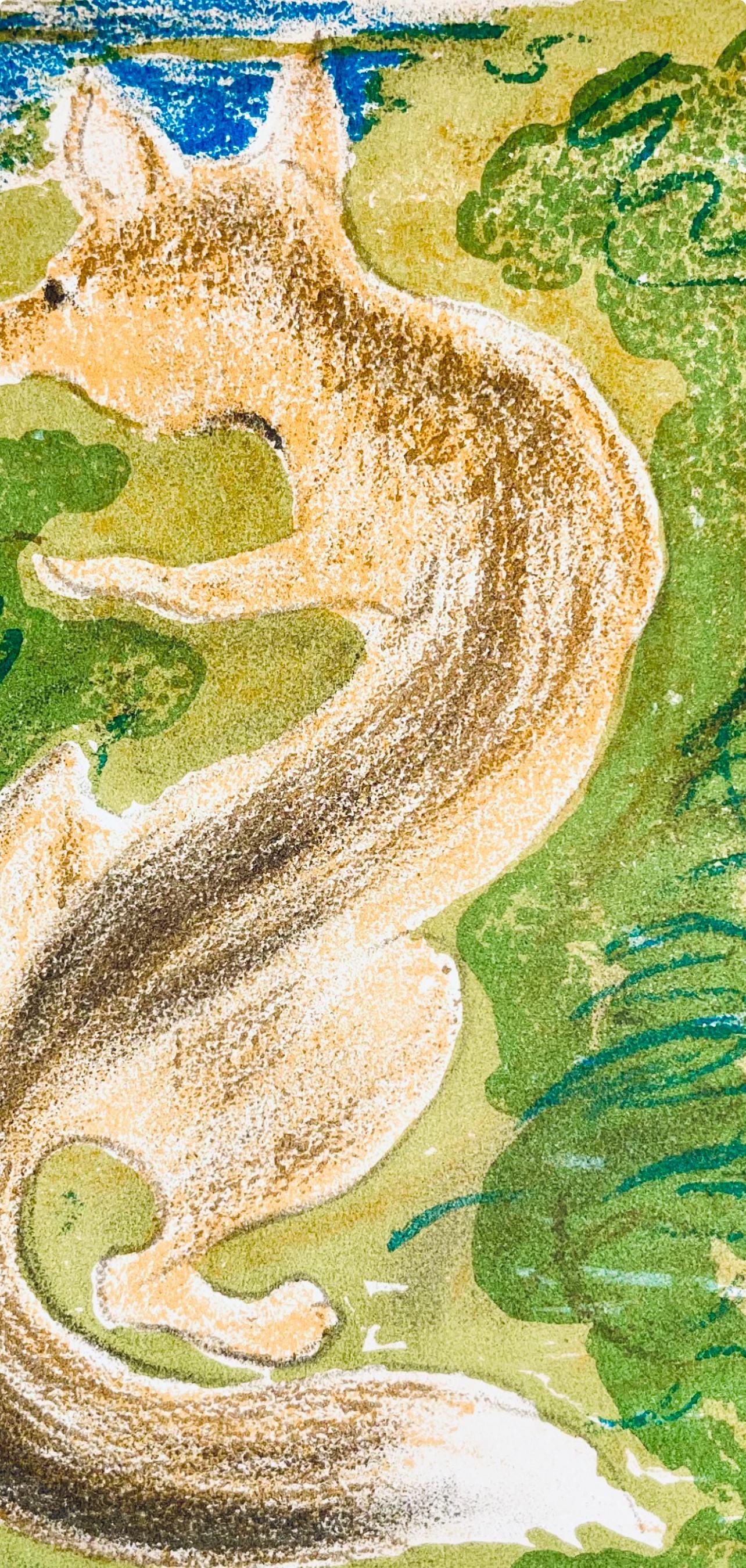 Maurice Mourlot, Composition, De Goupil A Margot, Histoires De Btes, Lithograph