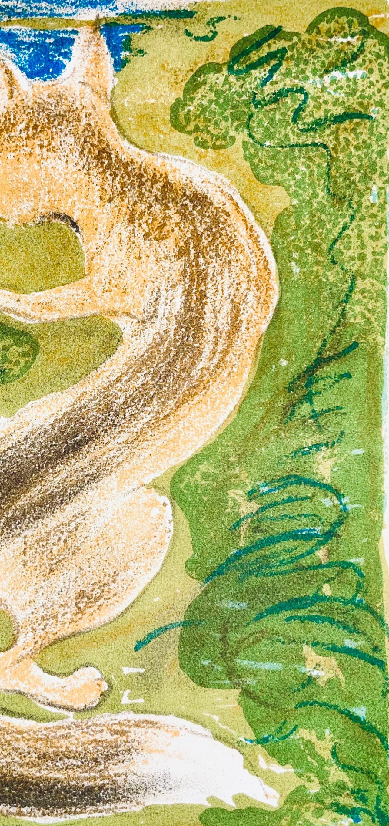 Maurice Mourlot, Composition, De Goupil A Margot, Histoires De Btes, Lithograph