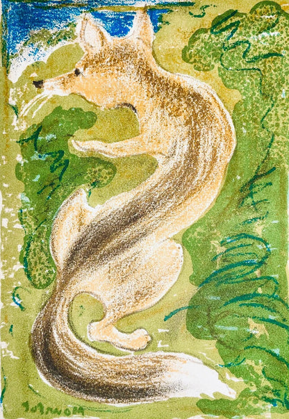 Maurice Mourlot, Composition, De Goupil A Margot, Histoires De Btes, Lithograph