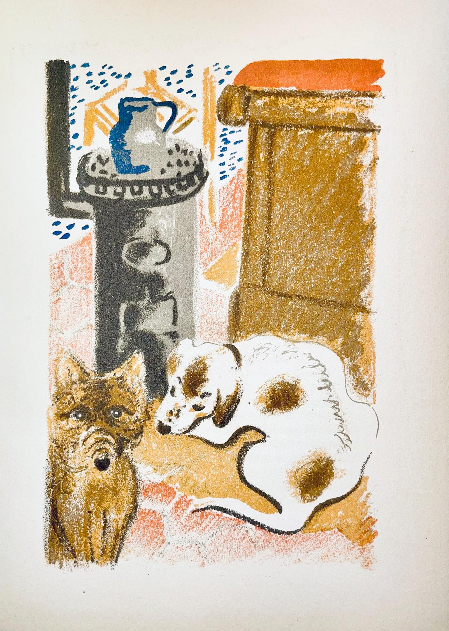 Maurice Mourlot, Composition, De Goupil A Margot, Histoires De Btes, Lithograph