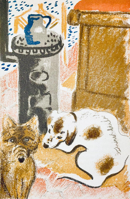 Maurice Mourlot, Composition, De Goupil A Margot, Histoires De Btes, Lithograph