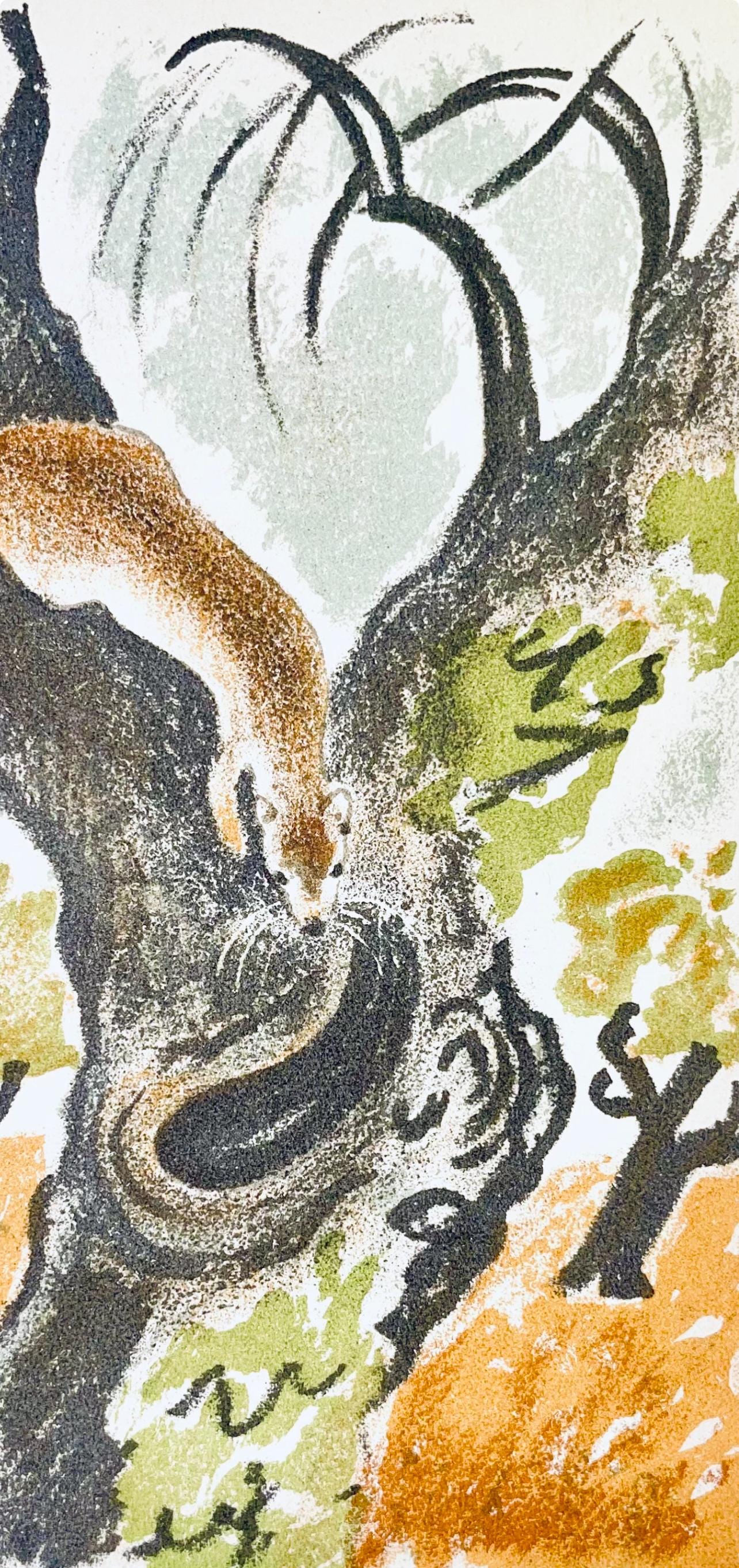 Maurice Mourlot, Composition, De Goupil A Margot, Histoires De Btes, Lithograph