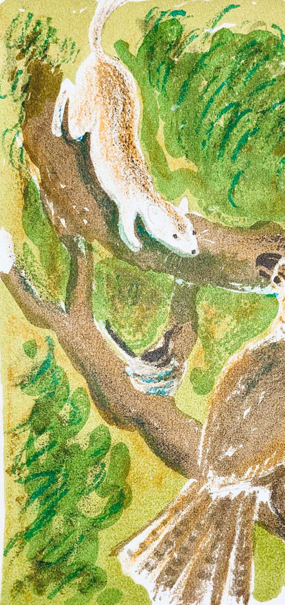 Maurice Mourlot, Composition, De Goupil A Margot, Histoires De Btes, Lithograph