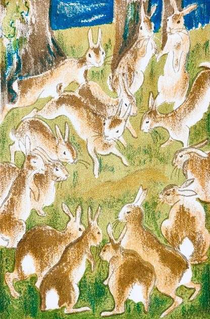 Maurice Mourlot, Composition, De Goupil A Margot, Histoires De Btes, Lithograph