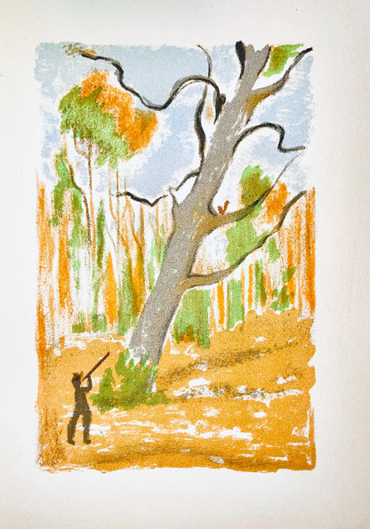 Maurice Mourlot, Composition, De Goupil A Margot, Histoires De Btes, Lithograph