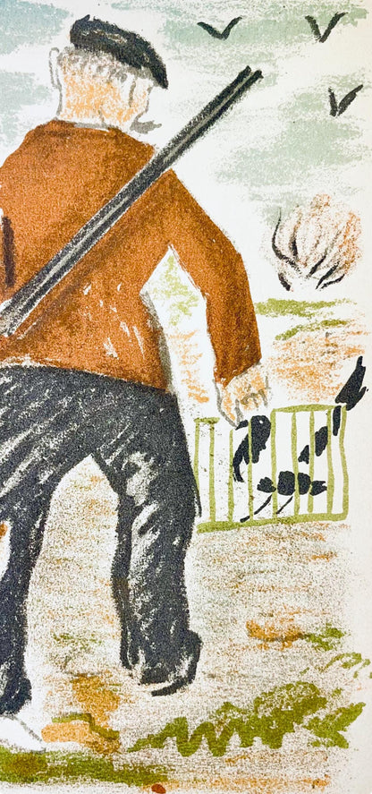 Maurice Mourlot, Composition, De Goupil A Margot, Histoires De Btes, Lithograph