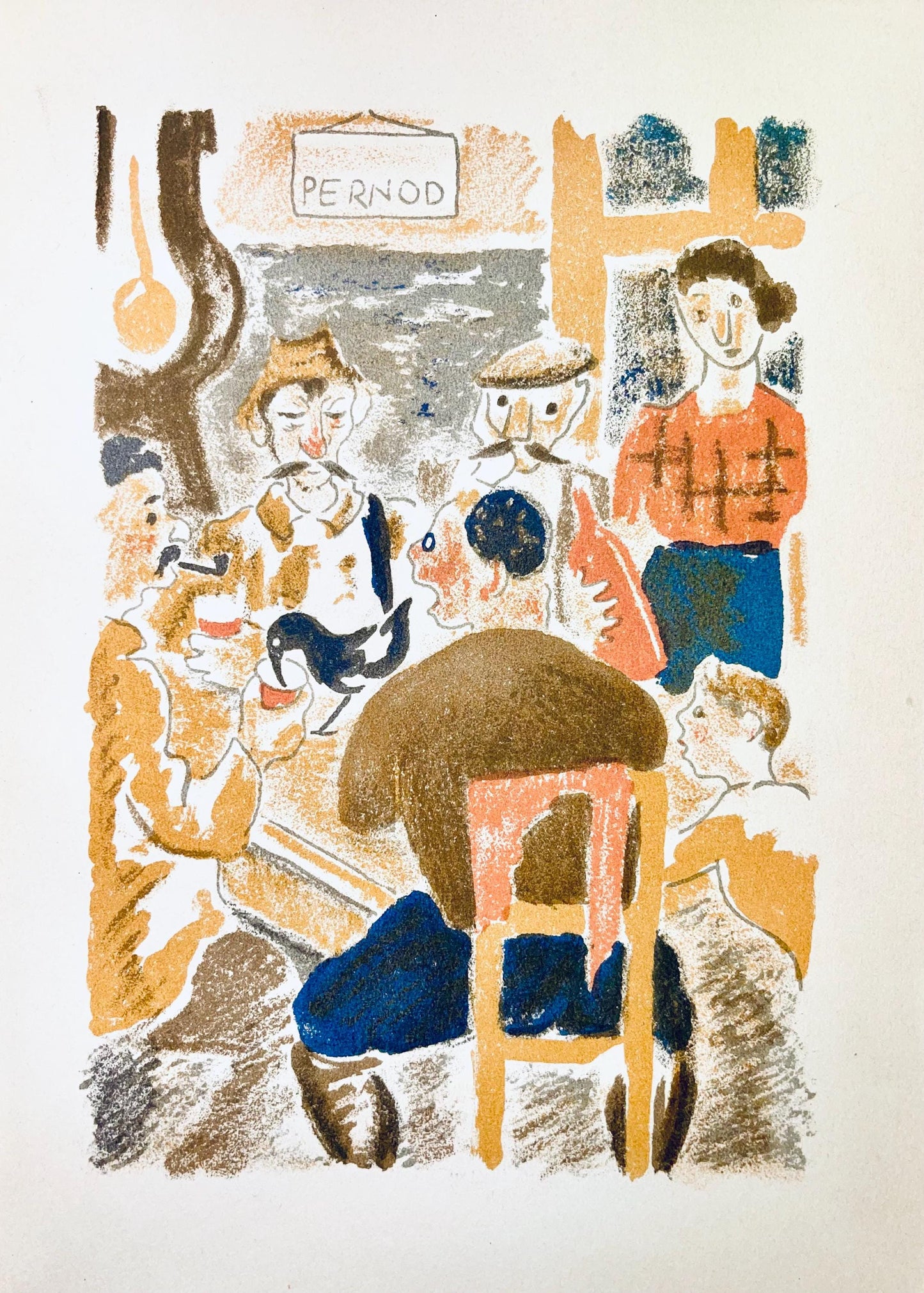 Maurice Mourlot, Composition, De Goupil A Margot, Histoires De Btes, Lithograph