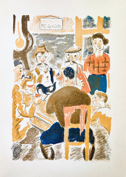 Maurice Mourlot, Composition, De Goupil A Margot, Histoires De Btes, Lithograph