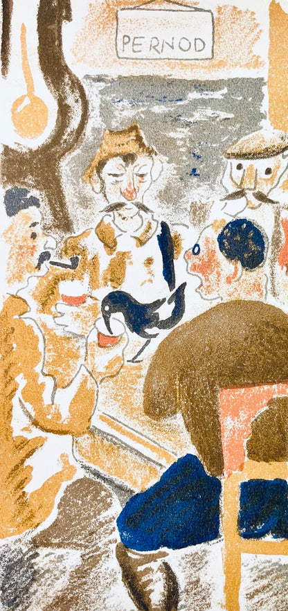 Maurice Mourlot, Composition, De Goupil A Margot, Histoires De Btes, Lithograph